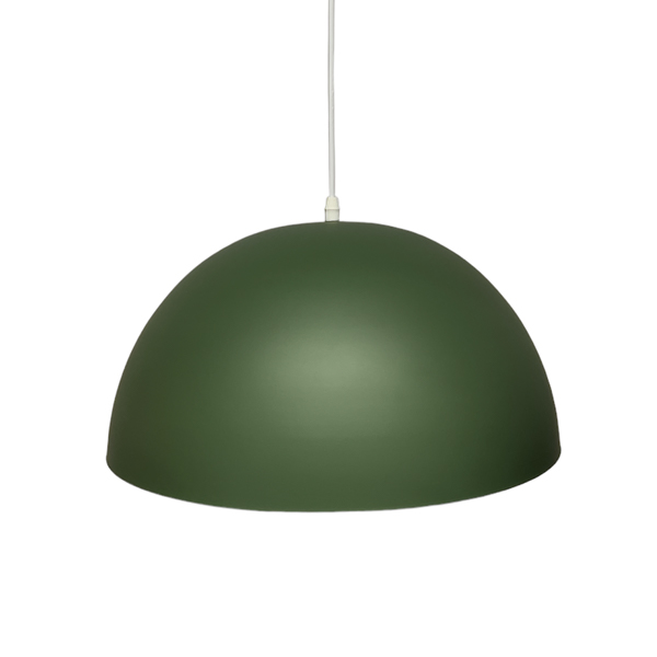 luminaria-colgante-big-bowl-green-1xe27-ip20-220v- Luminaria Colgante BIG Bowl Green 1XE27 IP20 220V Dimensiones 40X20 CMS. no Incluye Ampolleta - Imagen 1