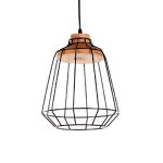 Luminaria Colgante Blix III Metal Negro 1XE27 IP20 220V Dimensiones 30X25 CMS. no Incluye Ampolleta