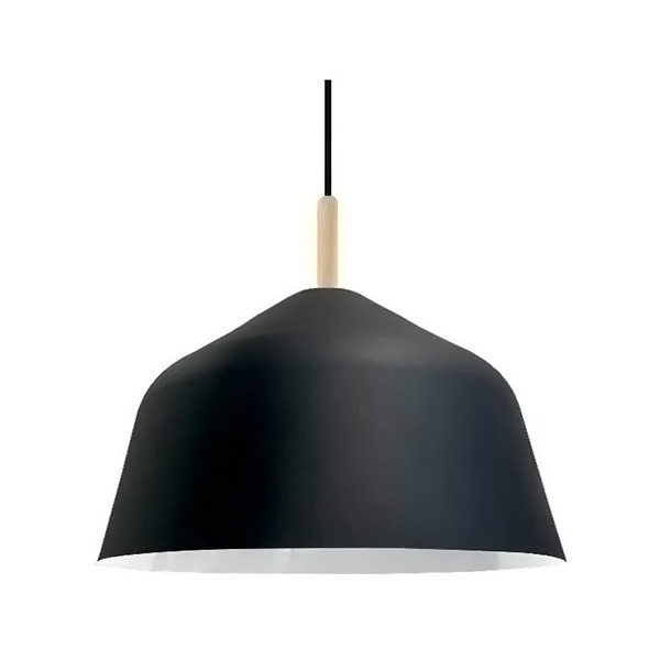luminaria-colgante-borle-black-1xe27-ip20-220v-dim Luminaria Colgante Borle Black 1XE27 IP20 220V Dimensiones 40X25 CMS. no Incluye Ampolleta - Imagen 1