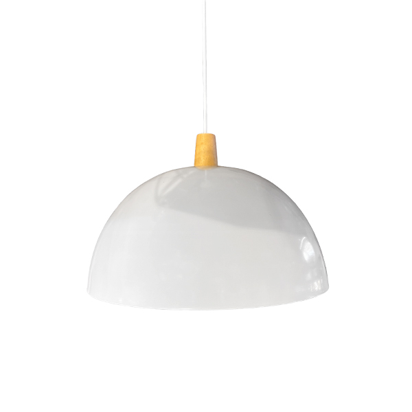 luminaria-colgante-borle-white-1xe27-ip20-220v-dim Luminaria Colgante Borle White 1XE27 IP20 220V Dimensiones 40X25 CMS. no Incluye Ampolleta - Imagen 1