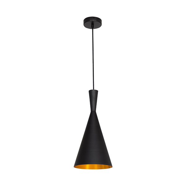 luminaria-colgante-garret-conic-1xe27-ip20-220v-di Luminaria Colgante Garret Conic 1XE27 IP20 220V Dimensiones 19X40 CMS. no Incluye Ampolleta - Imagen 1