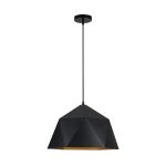 Luminaria Colgante Garret Cupula 1XE27 IP20 220V Dimensiones 45X28 CMS. no Incluye Ampolleta