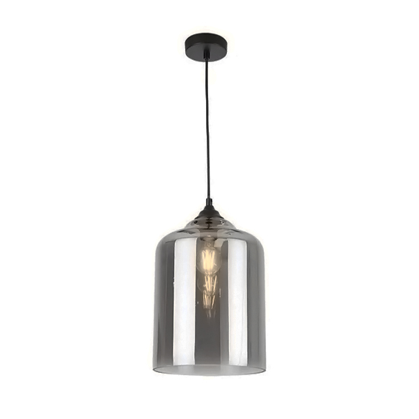 luminaria-colgante-glass-romeno-1xe27-ip20-220v-di Luminaria Colgante Glass Romeno 1XE27 IP20 220V Dimensiones 18X31 CMS. no Incluye Ampolleta (sin Garantia) - Imagen 1