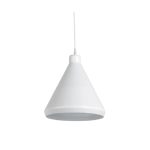 Luminaria Colgante Lihao Blanco 1XE27 IP20 220V Dimensiones 27X25 CMS. no Incluye Ampolleta