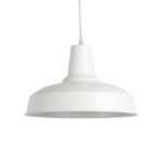 Luminaria Colgante Masker Blanco 1XE27 IP20 220V Dimensiones 22X35 CMS. no Incluye Ampolleta