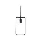 Luminaria Colgante Meet Negro 1XE27 IP20 220V Dimensiones 32X17 CMS. no Incluye Ampolleta