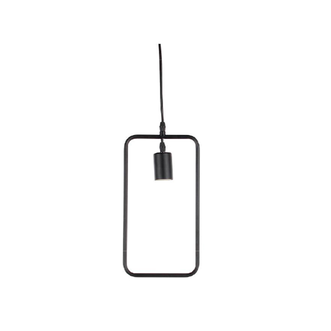luminaria-colgante-meet-negro-1xe27-ip20-220v-dime Luminaria Colgante Meet Negro 1XE27 IP20 220V Dimensiones 32X17 CMS. no Incluye Ampolleta - Imagen 1