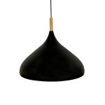 Luminaria Colgante Plate Black 1XE27 IP20 220V Dimensiones 40X47 CMS. no Incluye Ampolleta (sin Garantia)