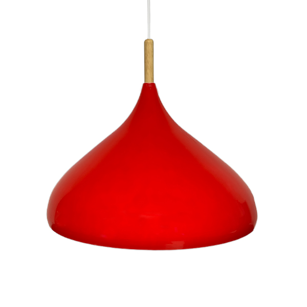 luminaria-colgante-plate-red-1xe27-ip20-220v-dimen Luminaria Colgante Plate RED 1XE27 IP20 220V Dimensiones 40X47 CMS. no Incluye Ampolleta - Imagen 1
