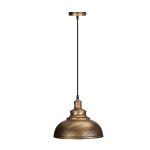 Luminaria Colgante Salemo Silver 1XE27 IP20 220V Dimensiones 35X30 CMS. no Incluye Ampolleta