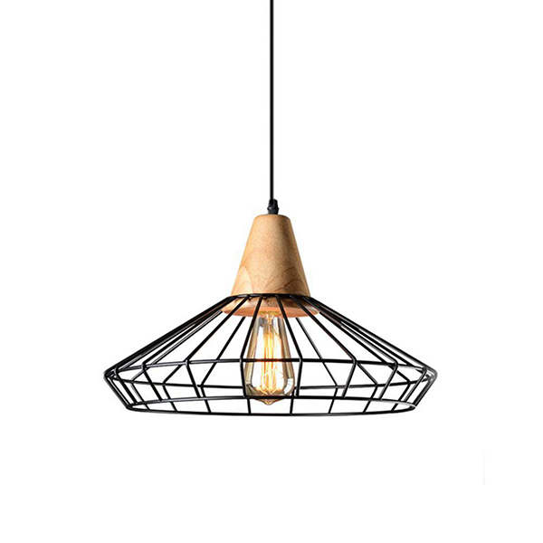 luminaria-colgante-tarim-ufo-1xe27-ip20-220v-dimen Luminaria Colgante Tarim UFO 1XE27 IP20 220V Dimensiones 40X28 CMS. no Incluye Ampolleta - Imagen 1