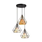 Luminaria Colgante Trio Tipo Comic Colores Vertical 3XE27 IP20 220V Dimensiones 25X25 CMS. no Incluye Ampolleta