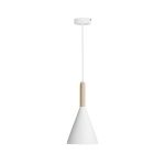 Luminaria Colgante Ufonic White 1XE27 IP20 220V Dimensiones 16X26 CMS. no Incluye Ampolleta