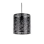 Luminaria Colgante Vintage Negro 1XE27 IP20 220V Dimensiones 25X17 CMS. no Incluye Ampolleta