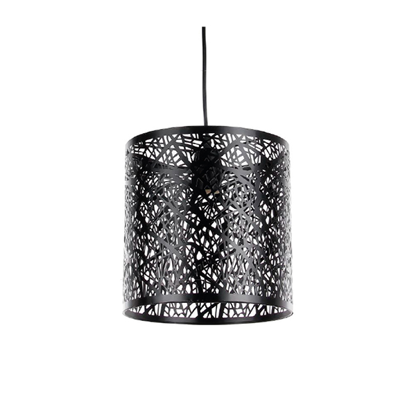 luminaria-colgante-vintage-negro-1xe27-ip20-220v-d Luminaria Colgante Vintage Negro 1XE27 IP20 220V Dimensiones 25X17 CMS. no Incluye Ampolleta - Imagen 1