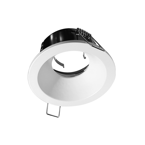 luminaria-empotrada-cielo-spot-circular-blanco-xs- Luminaria Empotrada Cielo Spot Circular Blanco XS Retraído Vidrio para 1XGU10 85*85 MM 220V IP54. no Incluye Ampolleta. - Imagen 1