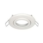 Luminaria Empotrada para GU10 Blanco Abatible IP20 220V. no Incluye Ampolleta.