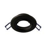 Luminaria Empotrada para GU10 Negro Abatible IP20 220V. no Incluye Ampolleta