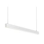Luminaria Lineal Colgante LED 18W, 4300K, 1200*45*60mm, Carcasa Blanca, 220V.