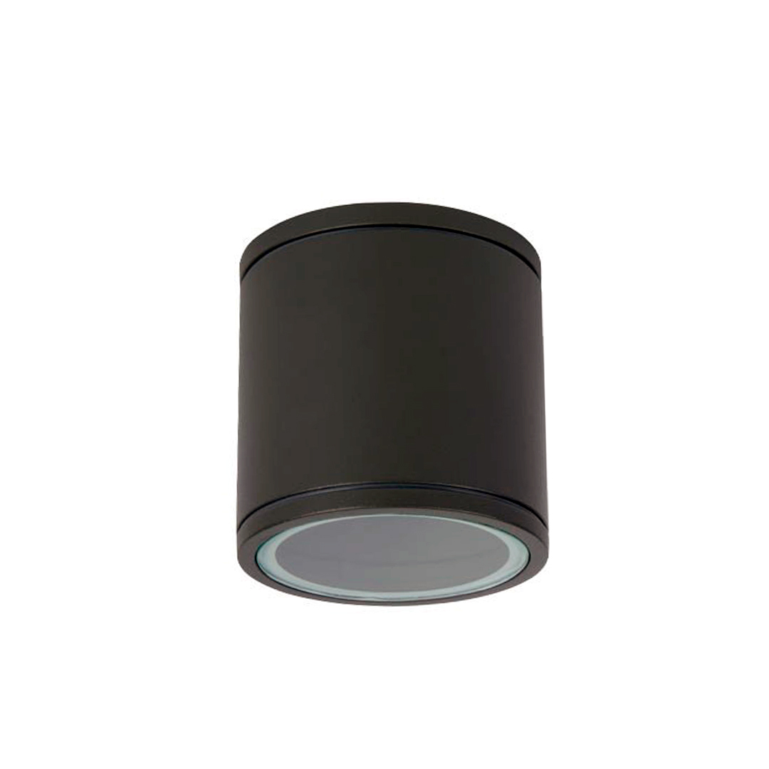 luminaria-tipo-apliqu-a-muro-cuadrado-gris-oscuro Luminaria Tipo Apliqué a Muro Cuadrado Gris Oscuro LED 3W 3.000°K 100*100*30MM 220V IP54 - Imagen 1