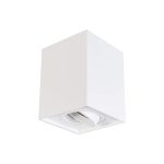 Luminaria Tipo Apliqué Cielo Quadro Blanco 1XGU10 50W MÁX IP20 220V Dimensiones 96*96*125MM. no Incluye Ampolleta.