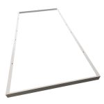 Marco para Sobreponer Panel Retro LED, Dimensiones: 1205*605MM, Color Blanco.