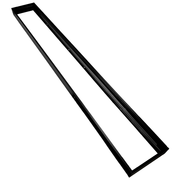 marco-para-sobreponer-panel-slim-led-1-212-150mm- Marco para Sobreponer Panel Slim LED 1.212*150MM, Color Negro. - Imagen 1