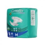 Pañales Adulto Unisex Incontinencia Fuerte Basic Talla M 8 UND