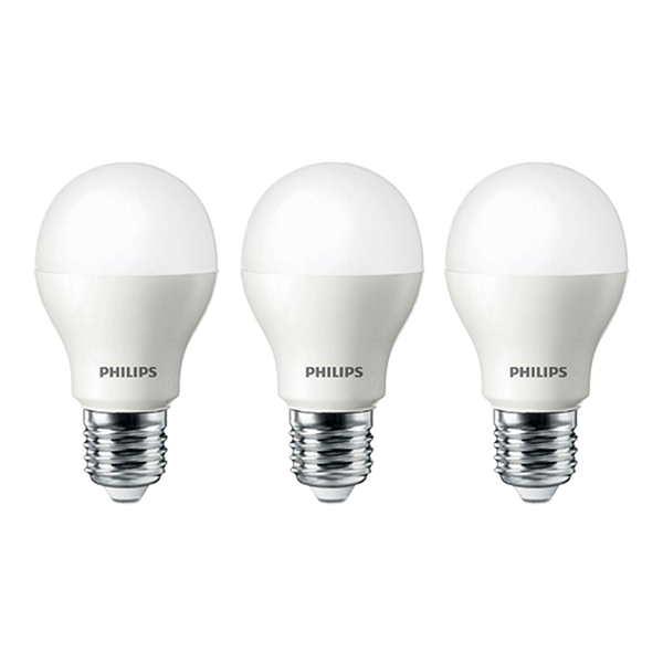 pack-de-3-ampolletas-philips-led-e27-4w-3000-k-220 Pack de 3 Ampolletas Philips LED E27 4W 3000°K 220V - Imagen 1