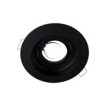 Porta GU10 Negro, Ø100*40MM, Corte Ø90MM + Soquete GU10