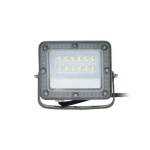 Proyector de Area LED 10W, 2.700°K, 120-130LM/W, IP66, Color Equipo: Gris Oscuro, 220V. Dimensiones: 110*90*23,5MM, Certificado Decreto DS1 Cumple 1%