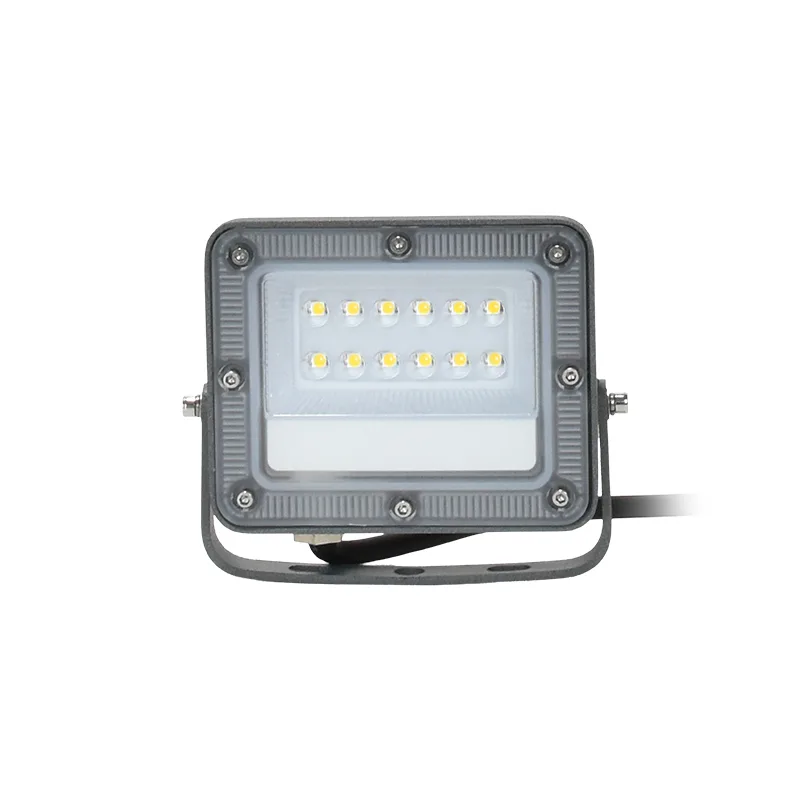proyector-de-area-led-10w-2-700-k-120-130lm-w-i Proyector de Area LED 10W, 2.700°K, 120-130LM/W, IP66, Color Equipo: Gris Oscuro, 220V. Dimensiones: 110*90*23,5MM, Certificado Decreto DS1 Cumple 1% - Imagen 1