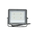 Proyector de Area LED 30W, 2.700°K, 120-130LM/W, IP66, Color Equipo: Gris Oscuro, 220V. Dimensiones: 123*148*23,8MM, Certificado Decreto DS1 Cumple 1%
