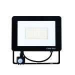 Proyector de Area Slim 100W 6500K 9000LM IP65 90LM/W con Sensor de Movimiento Certificacion SEC WS