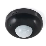 Sensor de Movimiento Astrix 360°, Distancia Máxima de 6 MTS, 110-240V/AC, 50/60HZ, IP20, Carcasa Negra.