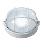 Tortuga Redonda con Rejilla Blanca E27 IP54